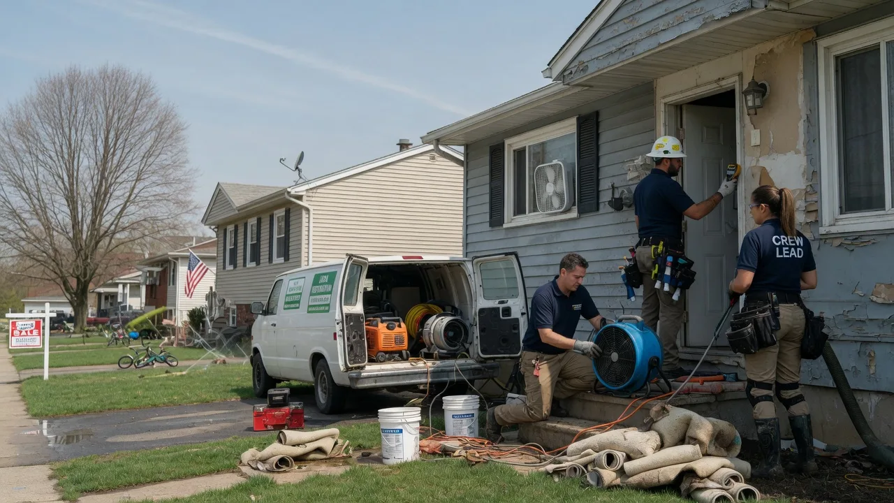 Flood Cleanup in Bondville, IL near me